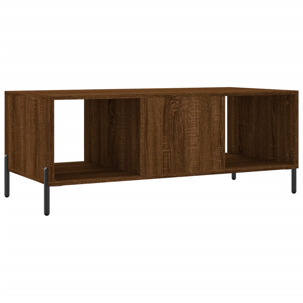 Couchtisch Braun Eichen-Optik 102x50x40 cm Holzwerkstoff