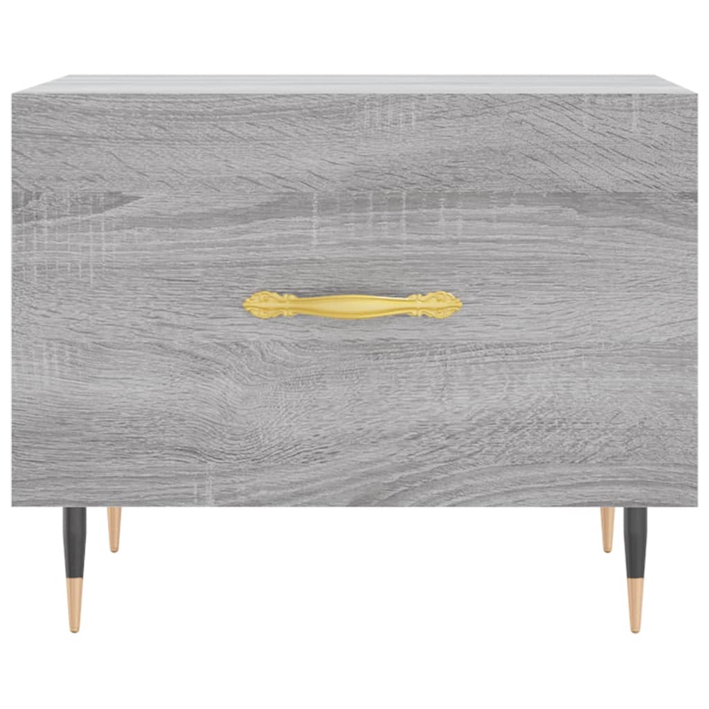 Couchtisch Grau Sonoma 50x50x40 cm Holzwerkstoff