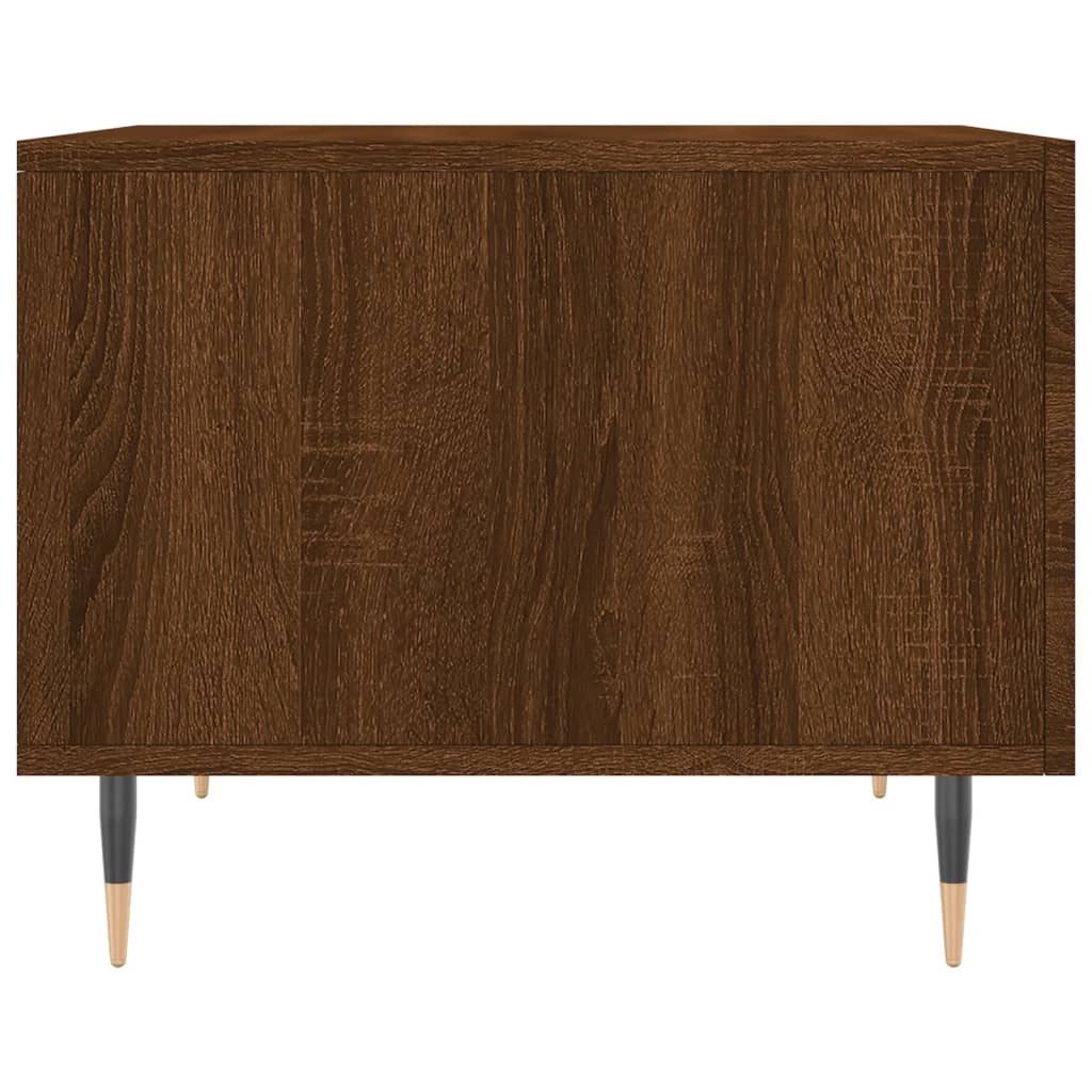 Couchtische 2 Stk. Braun Eichen-Optik 50x50x40 cm Holzwerkstoff