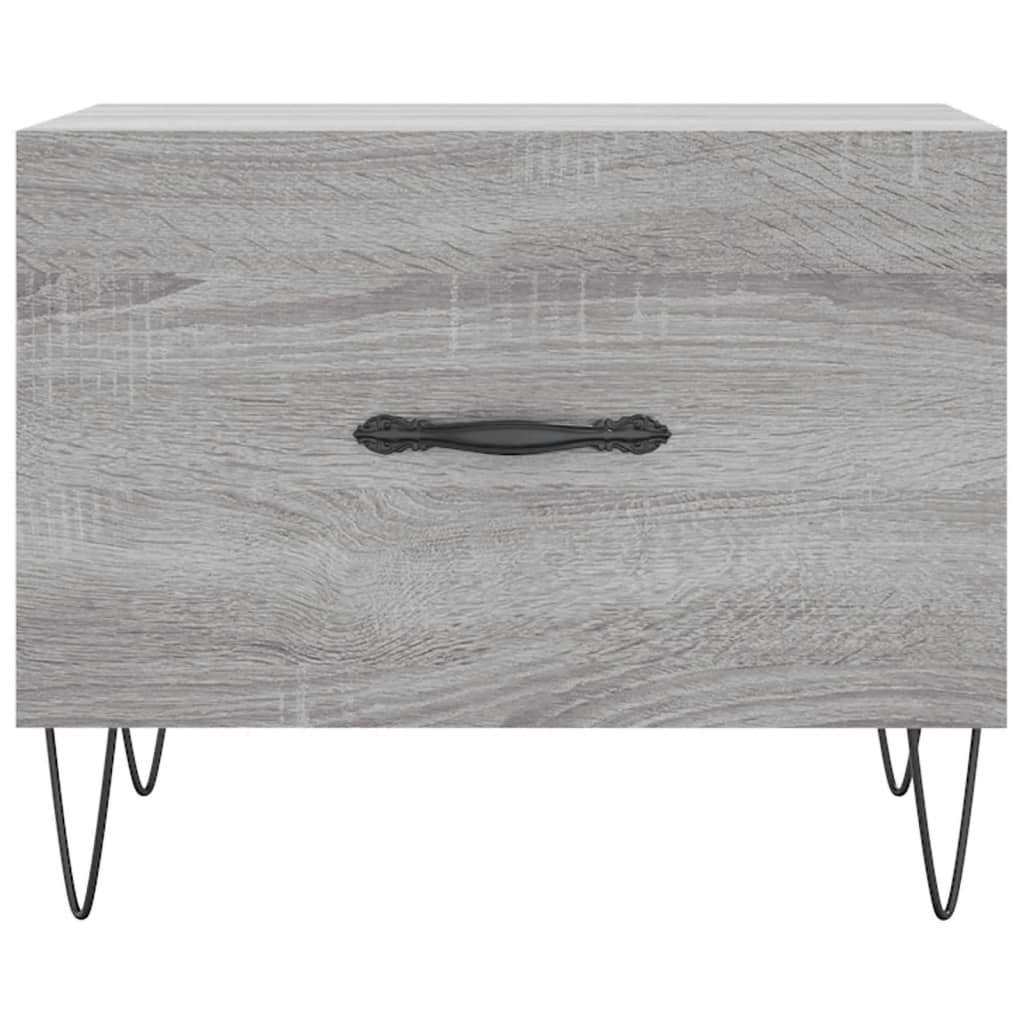 Couchtisch Grau Sonoma 50x50x40 cm Holzwerkstoff