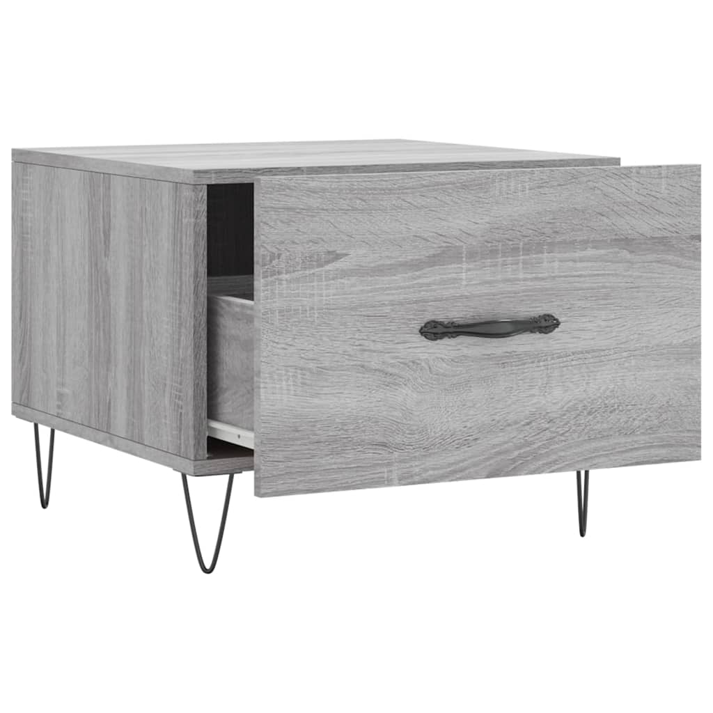 Couchtisch Grau Sonoma 50x50x40 cm Holzwerkstoff