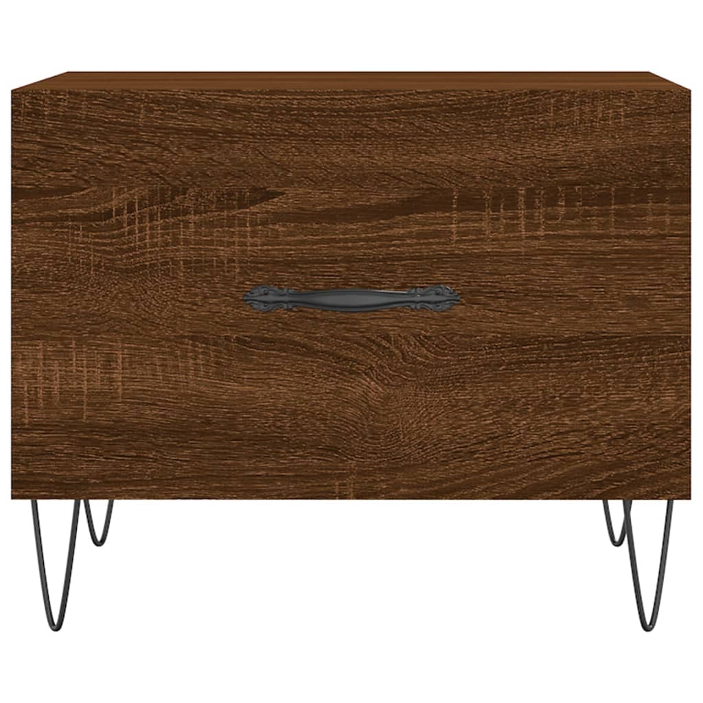 Couchtische 2 Stk. Braun Eichen-Optik 50x50x40 cm Holzwerkstoff