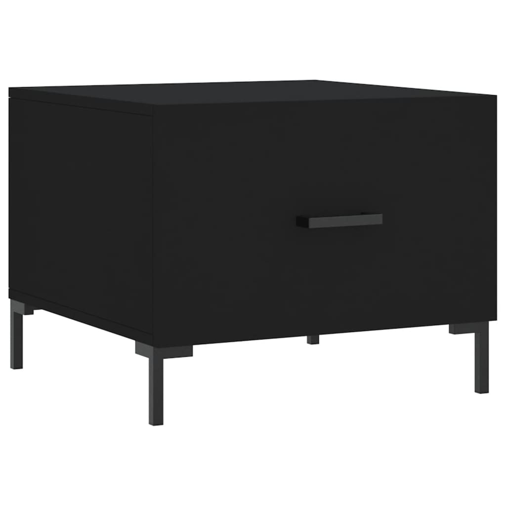 Couchtische 2 Stk. Schwarz 50x50x40 cm Holzwerkstoff