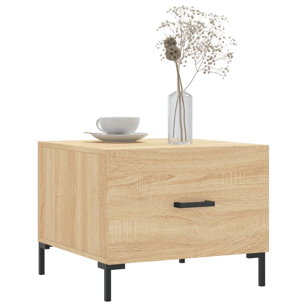 Couchtisch Sonoma-Eiche 50x50x40 cm Holzwerkstoff