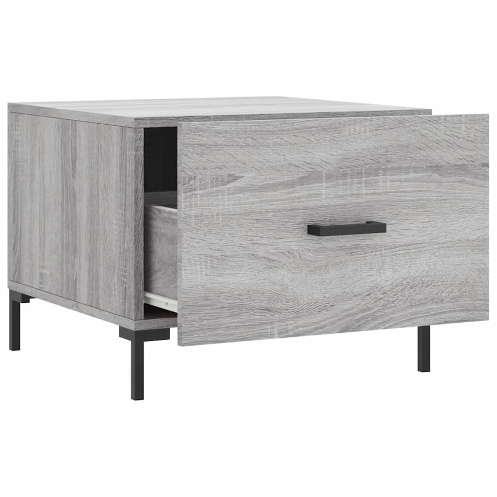 Couchtisch Grau Sonoma 50x50x40 cm Holzwerkstoff