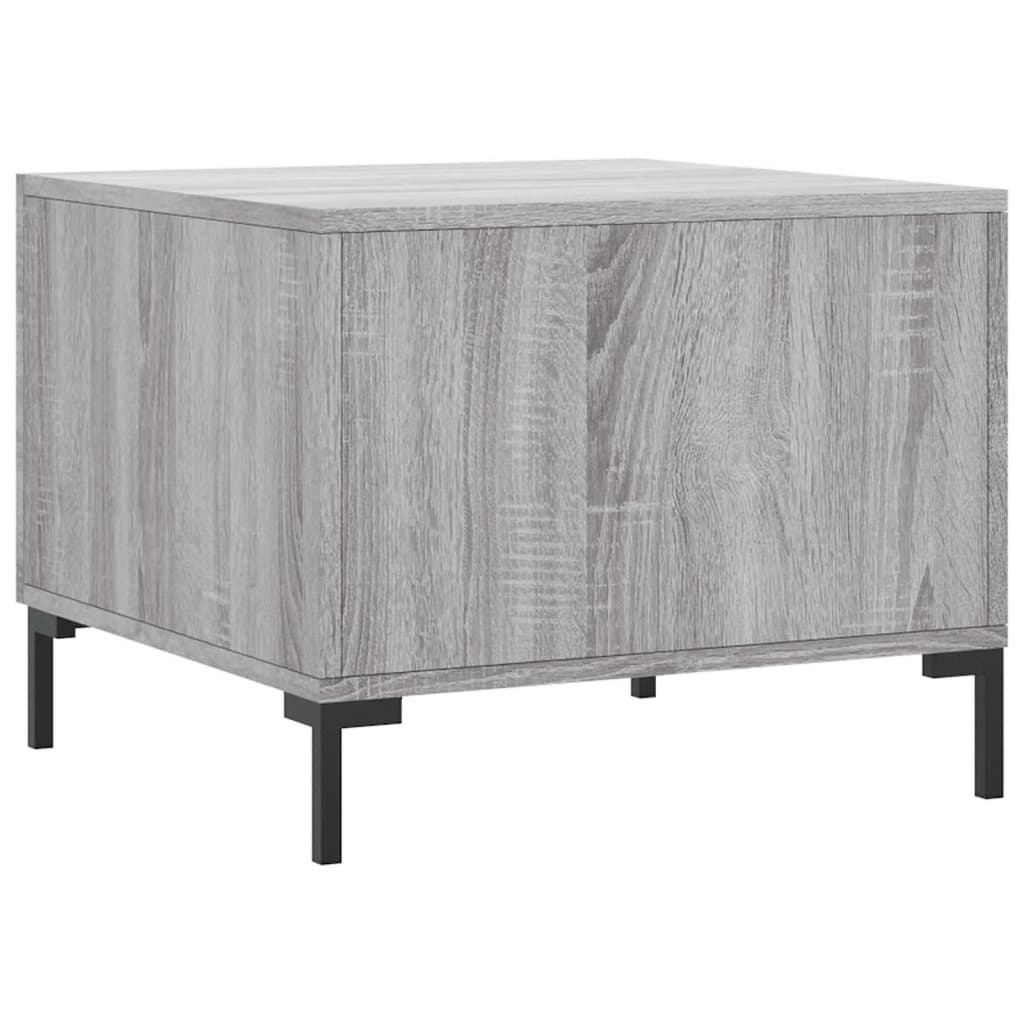 Couchtisch Grau Sonoma 50x50x40 cm Holzwerkstoff