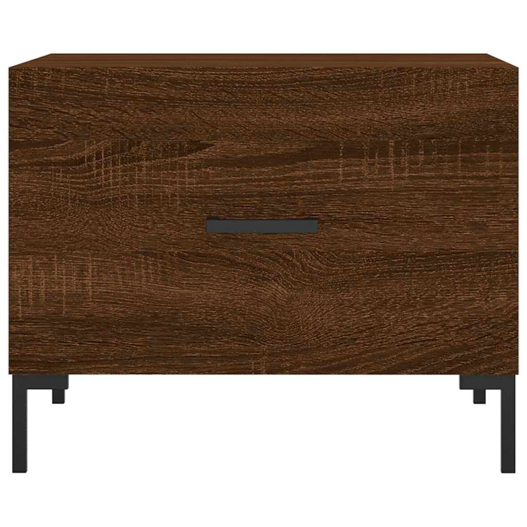 Couchtische 2 Stk. Braun Eichen-Optik 50x50x40 cm Holzwerkstoff