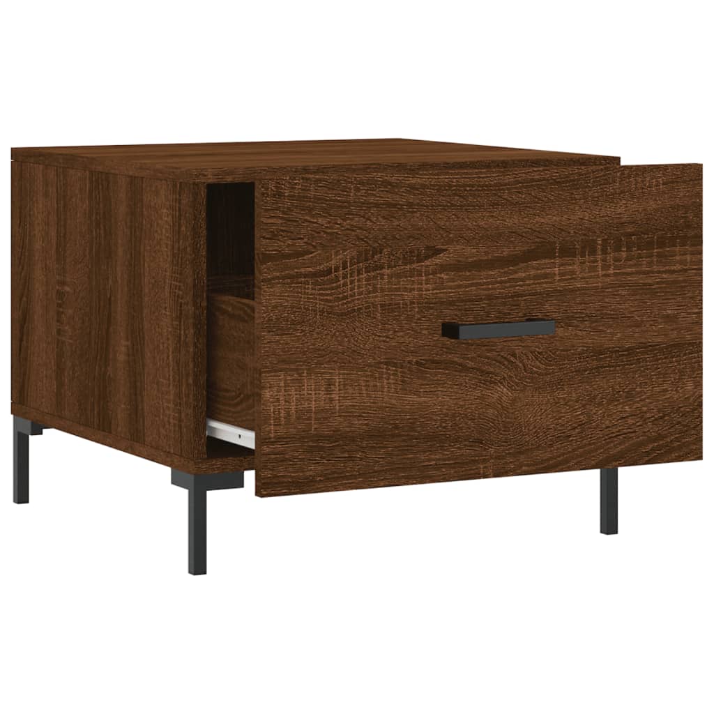 Couchtische 2 Stk. Braun Eichen-Optik 50x50x40 cm Holzwerkstoff