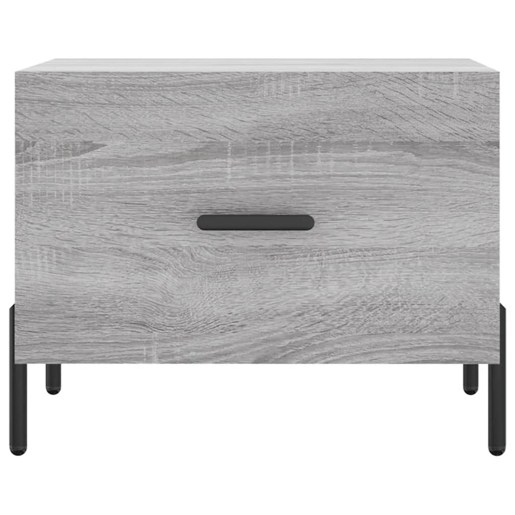 Couchtisch Grau Sonoma 50x50x40 cm Holzwerkstoff