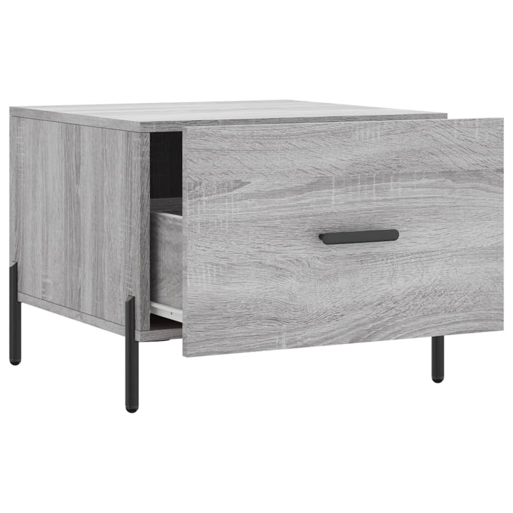 Couchtisch Grau Sonoma 50x50x40 cm Holzwerkstoff