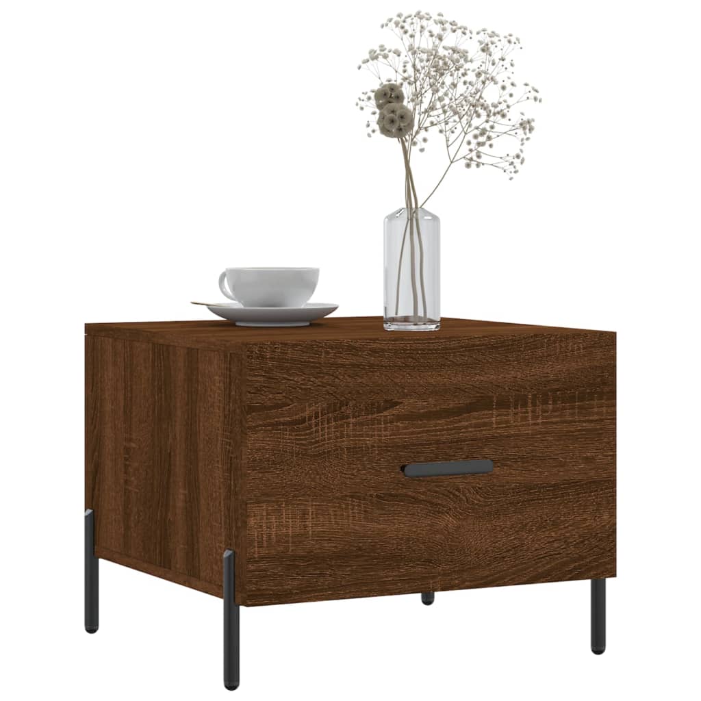 Couchtisch Braun Eichen-Optik 50x50x40 cm Holzwerkstoff