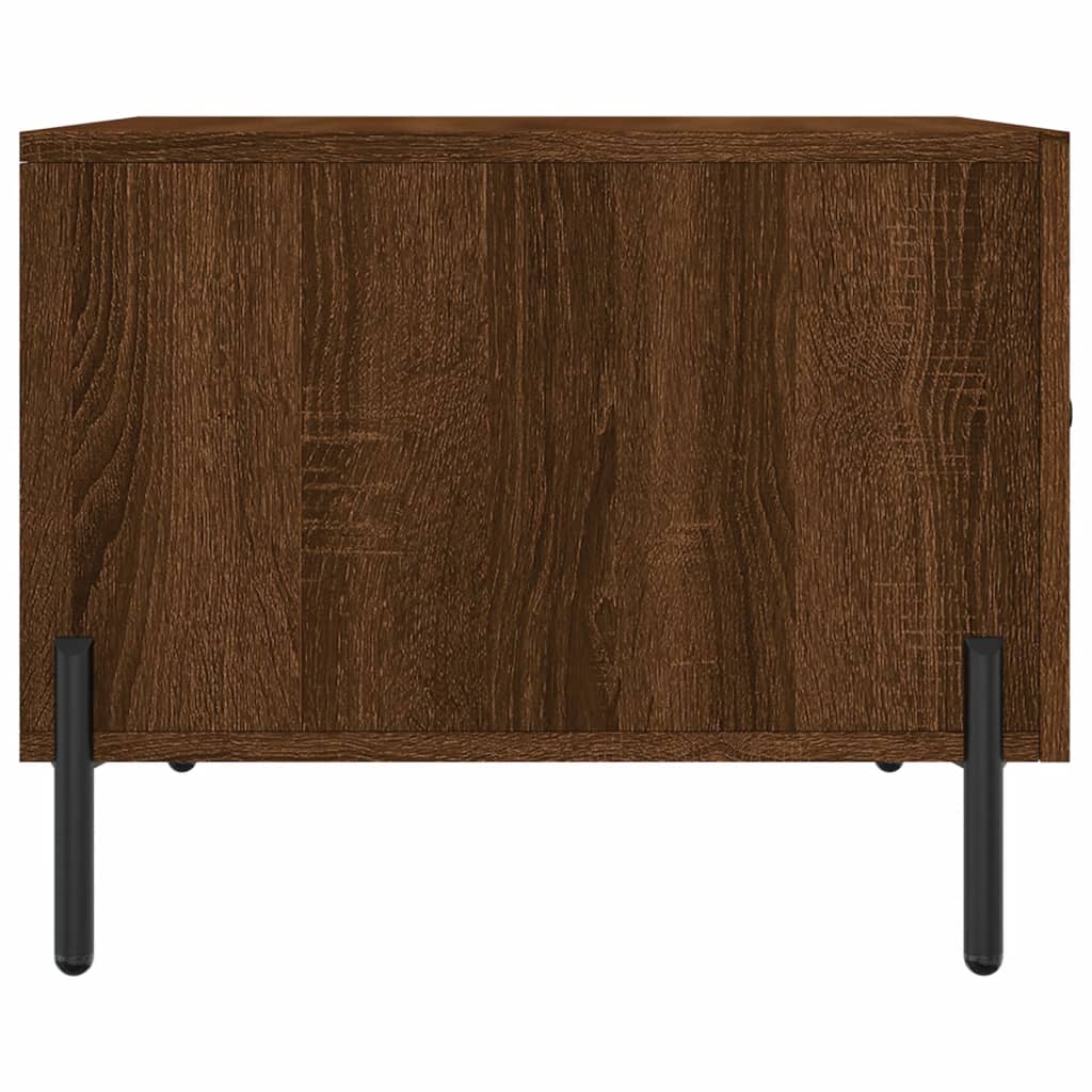 Couchtisch Braun Eichen-Optik 50x50x40 cm Holzwerkstoff