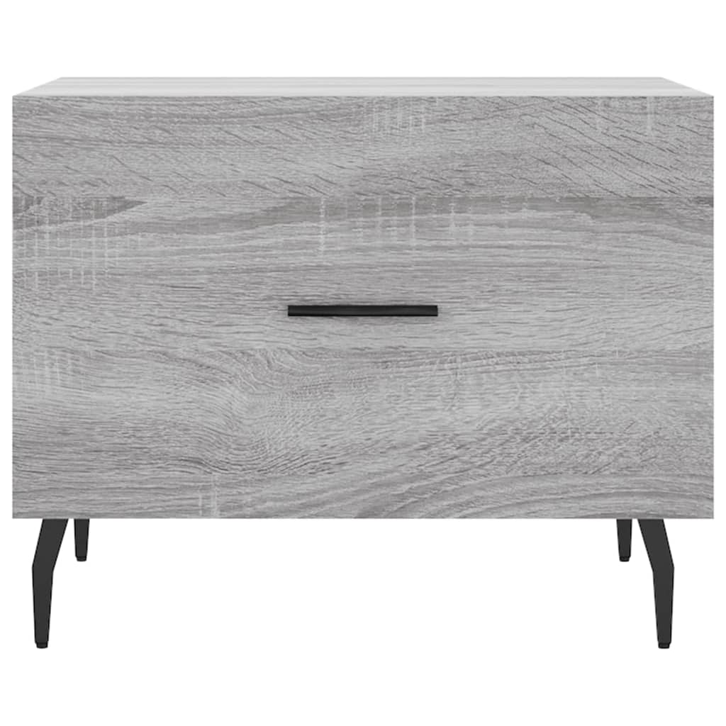 Couchtisch Grau Sonoma 50x50x40 cm Holzwerkstoff