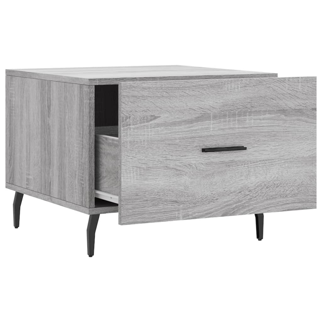 Couchtisch Grau Sonoma 50x50x40 cm Holzwerkstoff