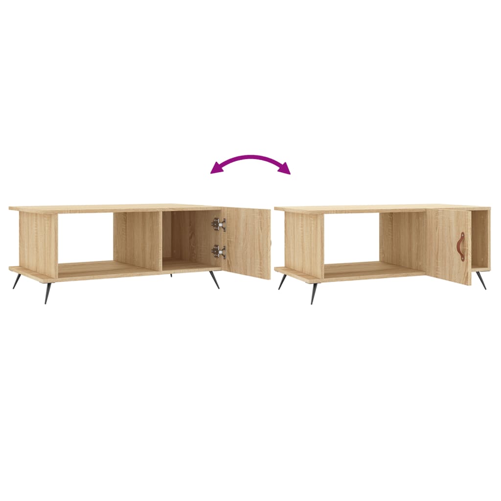 Couchtisch Sonoma-Eiche 90x50x40 cm Holzwerkstoff