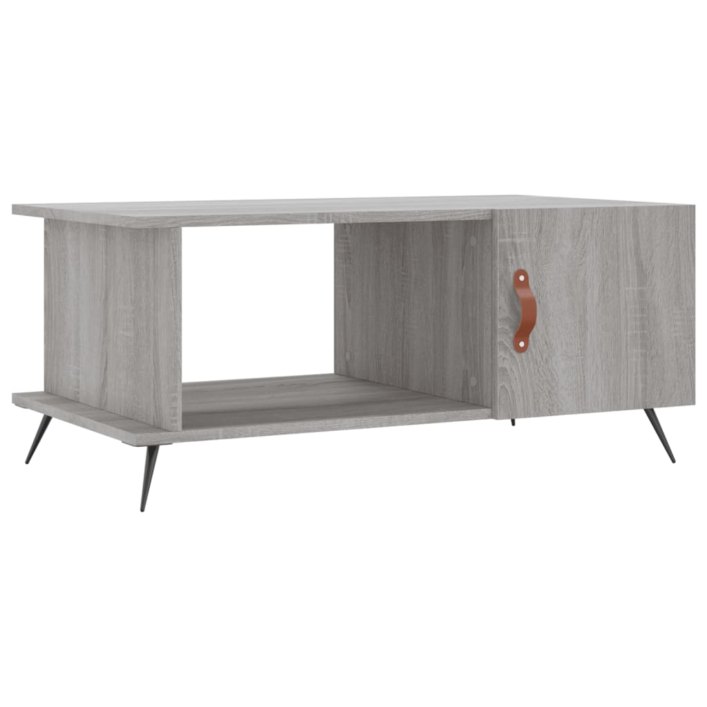 Couchtisch Grau Sonoma 90x50x40 cm Holzwerkstoff