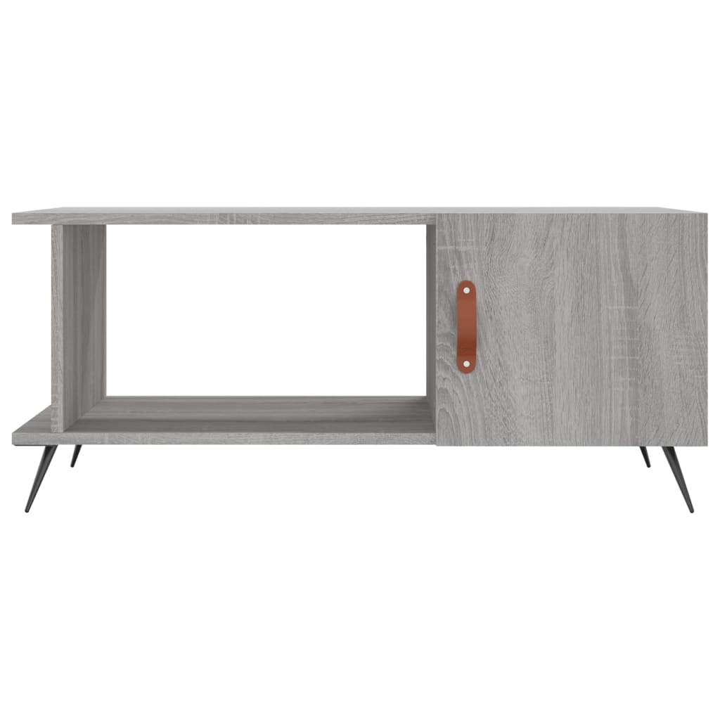 Couchtisch Grau Sonoma 90x50x40 cm Holzwerkstoff