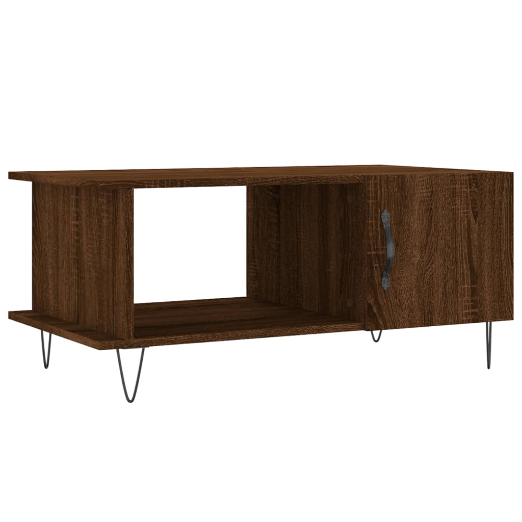 Couchtisch Braun Eichen-Optik 90x50x40 cm Holzwerkstoff