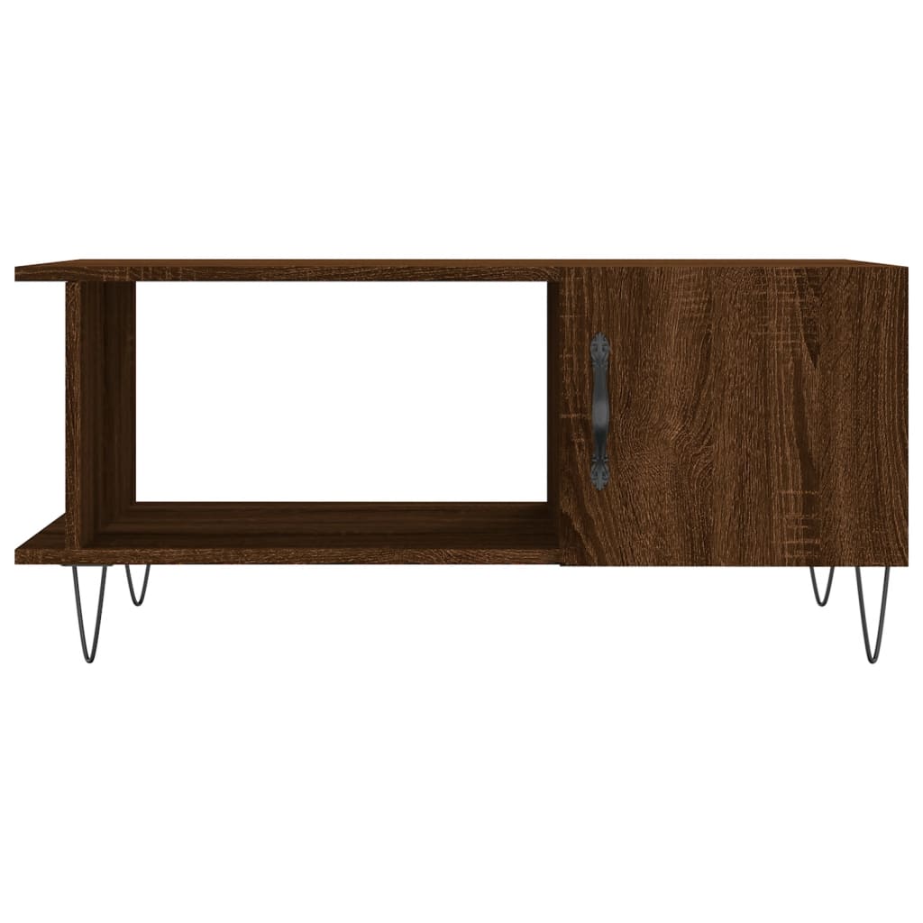 Couchtisch Braun Eichen-Optik 90x50x40 cm Holzwerkstoff