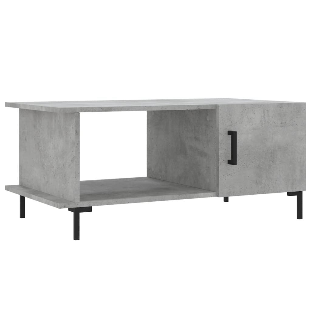 Couchtisch Betongrau 90x50x40 cm Holzwerkstoff