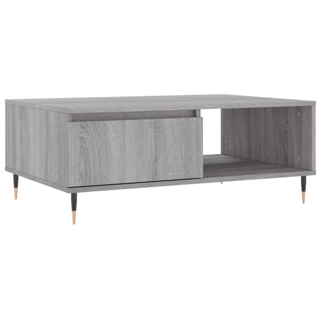 Couchtisch Grau Sonoma 90x60x35 cm Holzwerkstoff