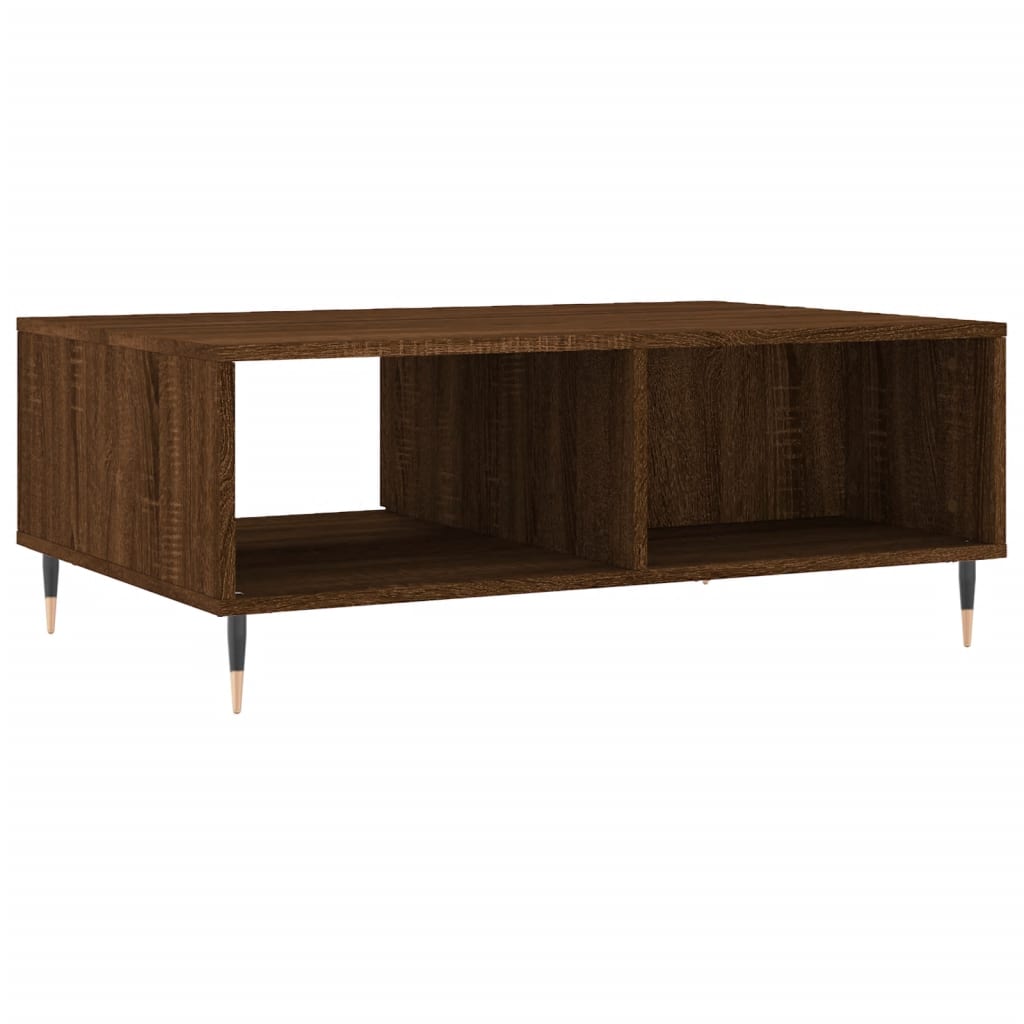 Couchtisch Braun Eichen-Optik 90x60x35 cm Holzwerkstoff