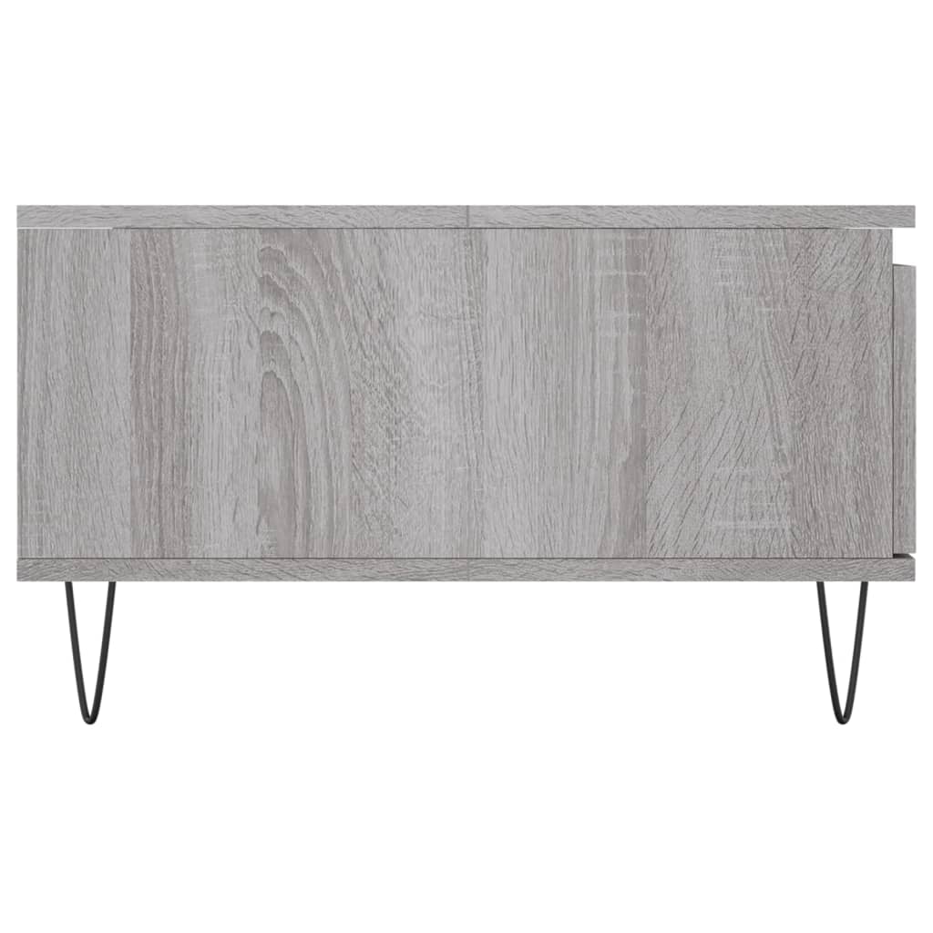 Couchtisch Grau Sonoma 90x60x35 cm Holzwerkstoff