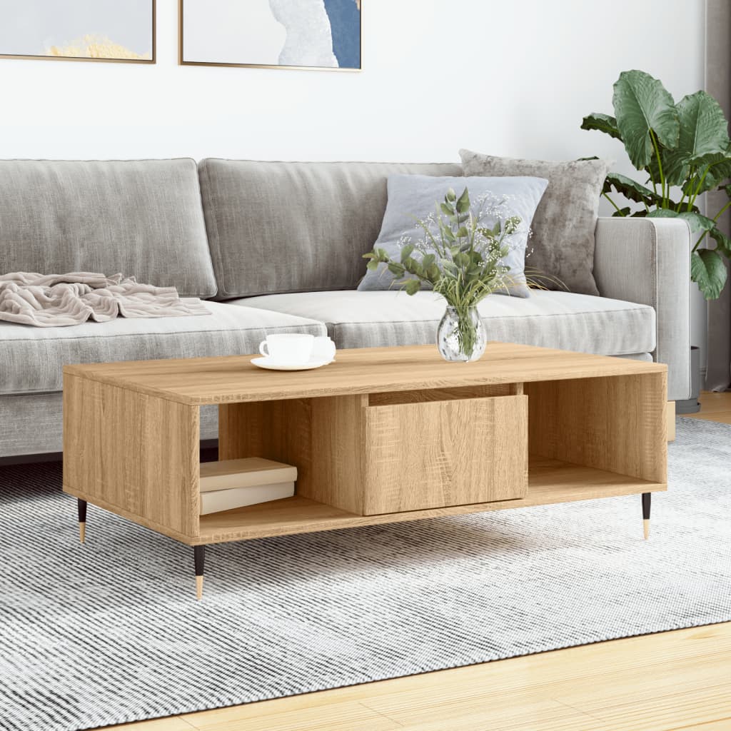 Couchtisch Sonoma-Eiche 104x60x35 cm Holzwerkstoff