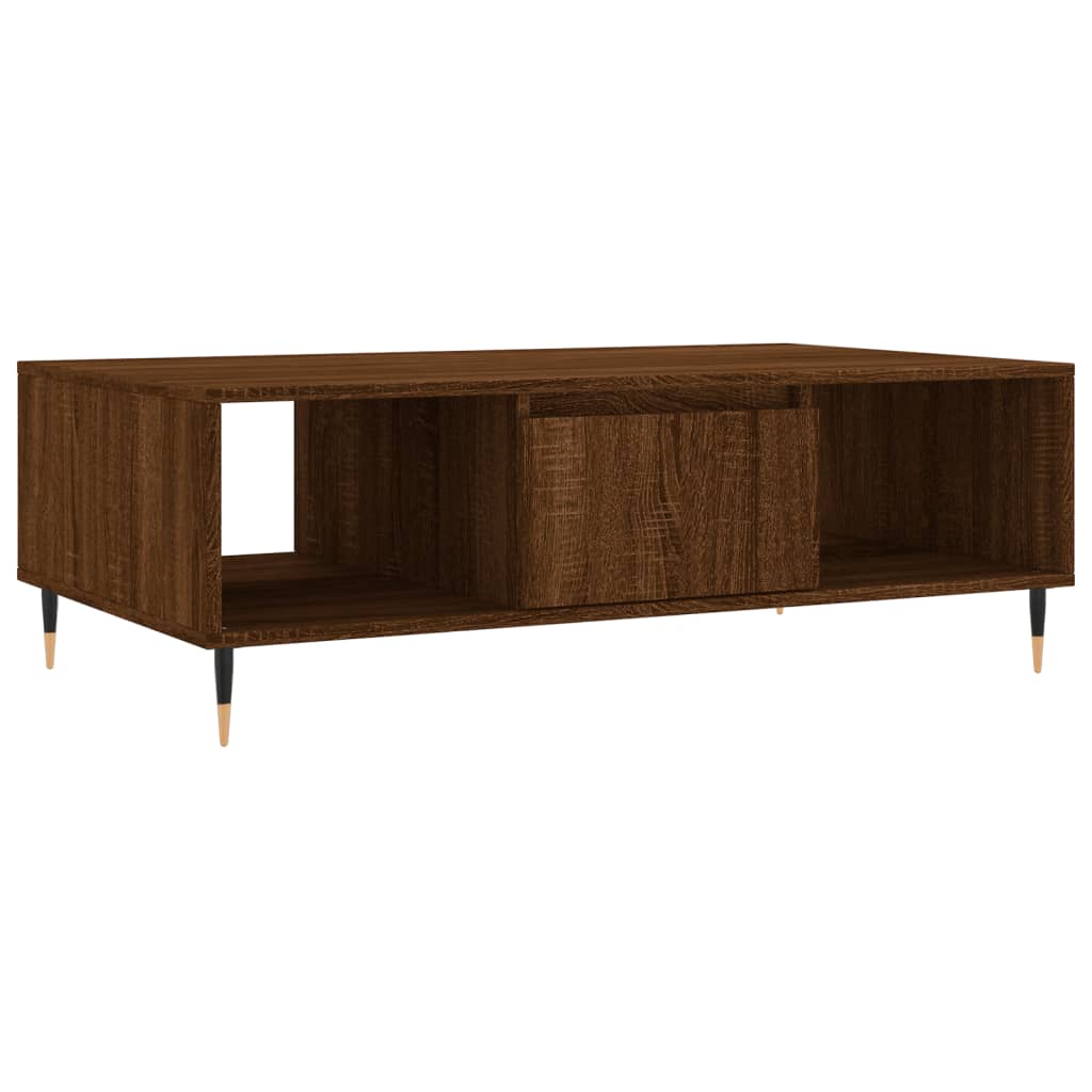 Couchtisch Braun Eichen-Optik 104x60x35 cm Holzwerkstoff