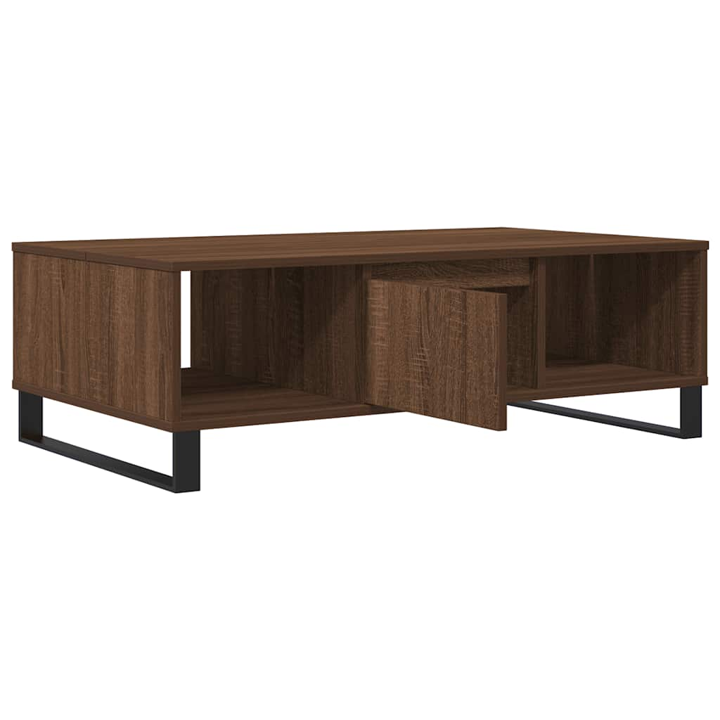 Couchtisch Braun Eichen-Optik 104x60x35 cm Holzwerkstoff