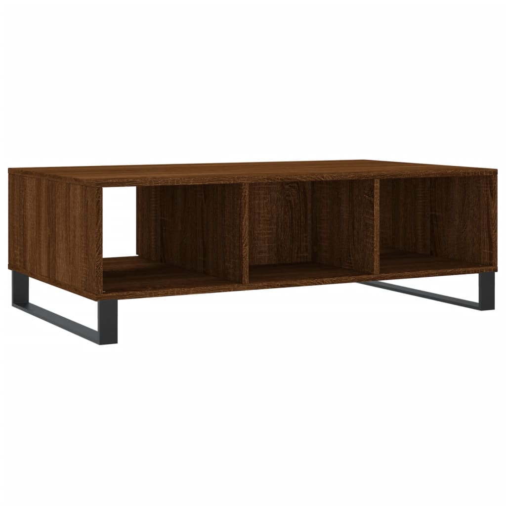 Couchtisch Braun Eichen-Optik 104x60x35 cm Holzwerkstoff