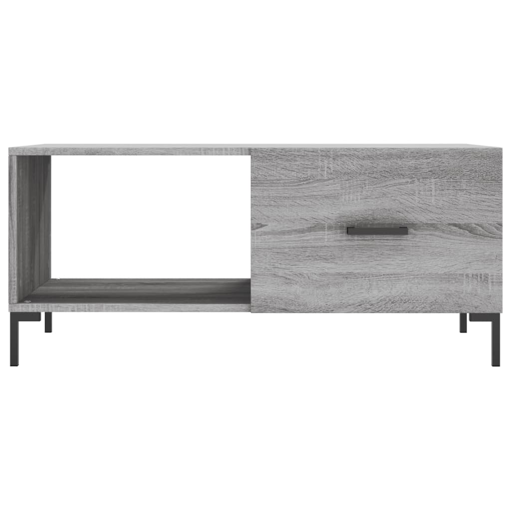 Couchtisch Grau Sonoma 90x50x40 cm Holzwerkstoff