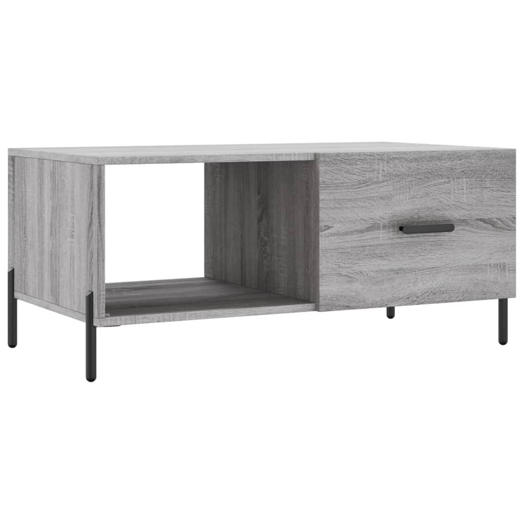 Couchtisch Grau Sonoma 90x50x40 cm Holzwerkstoff