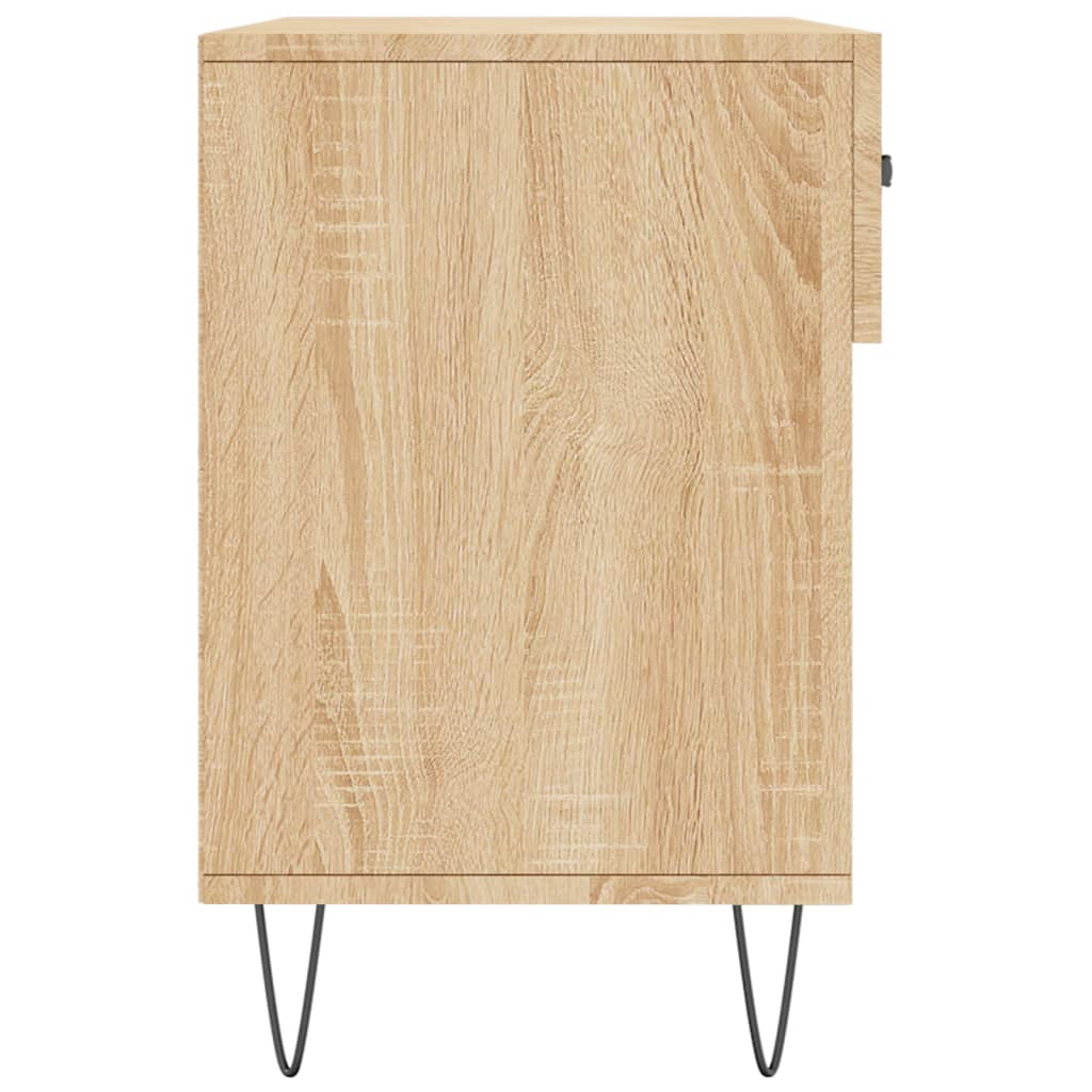 Schuhbank Sonoma-Eiche 102x35x55 cm Holzwerkstoff