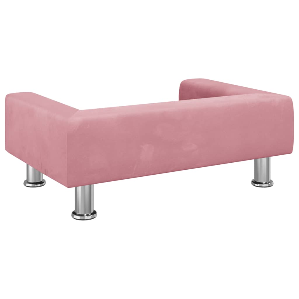 Kindersofa Rosa 70x45x26,5 cm Samt