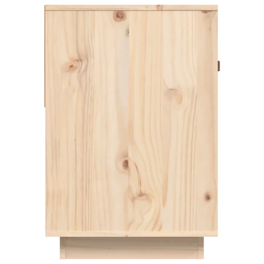 TV-Schrank 90x40x60 cm Massivholz Kiefer