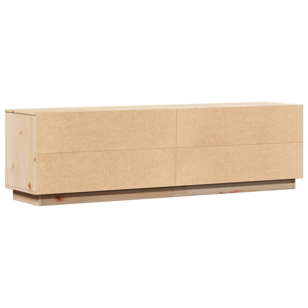 TV-Schrank 156x37x45 cm Massivholz Kiefer