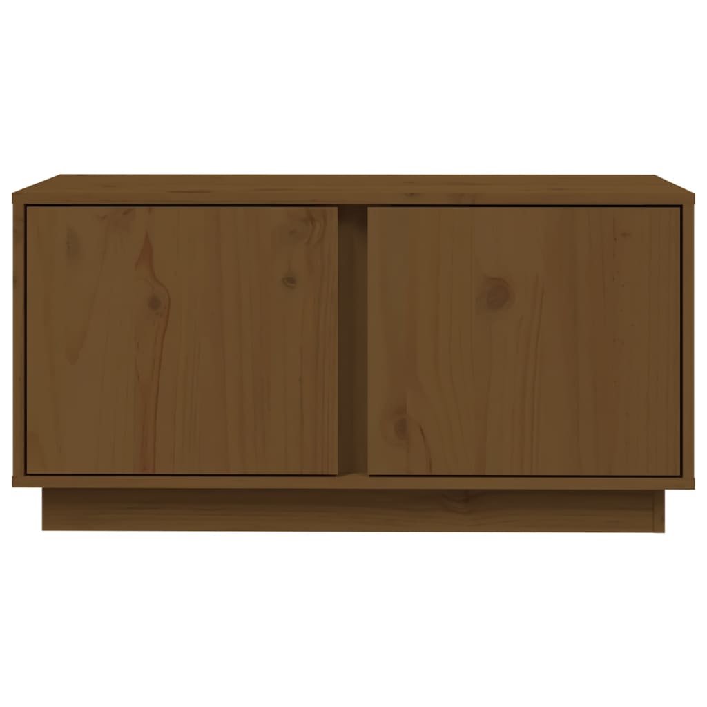 TV-Schrank Honigbraun 80x35x40,5 cm Massivholz Kiefer