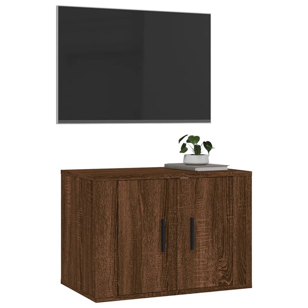 TV-Wandschrank Braun Eichen-Optik 57x34,5x40 cm