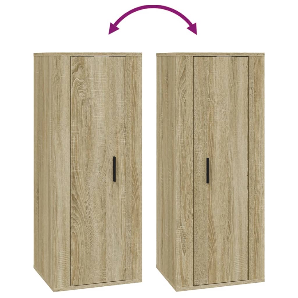 TV-Wandschrank Sonoma-Eiche 40x34,5x100 cm