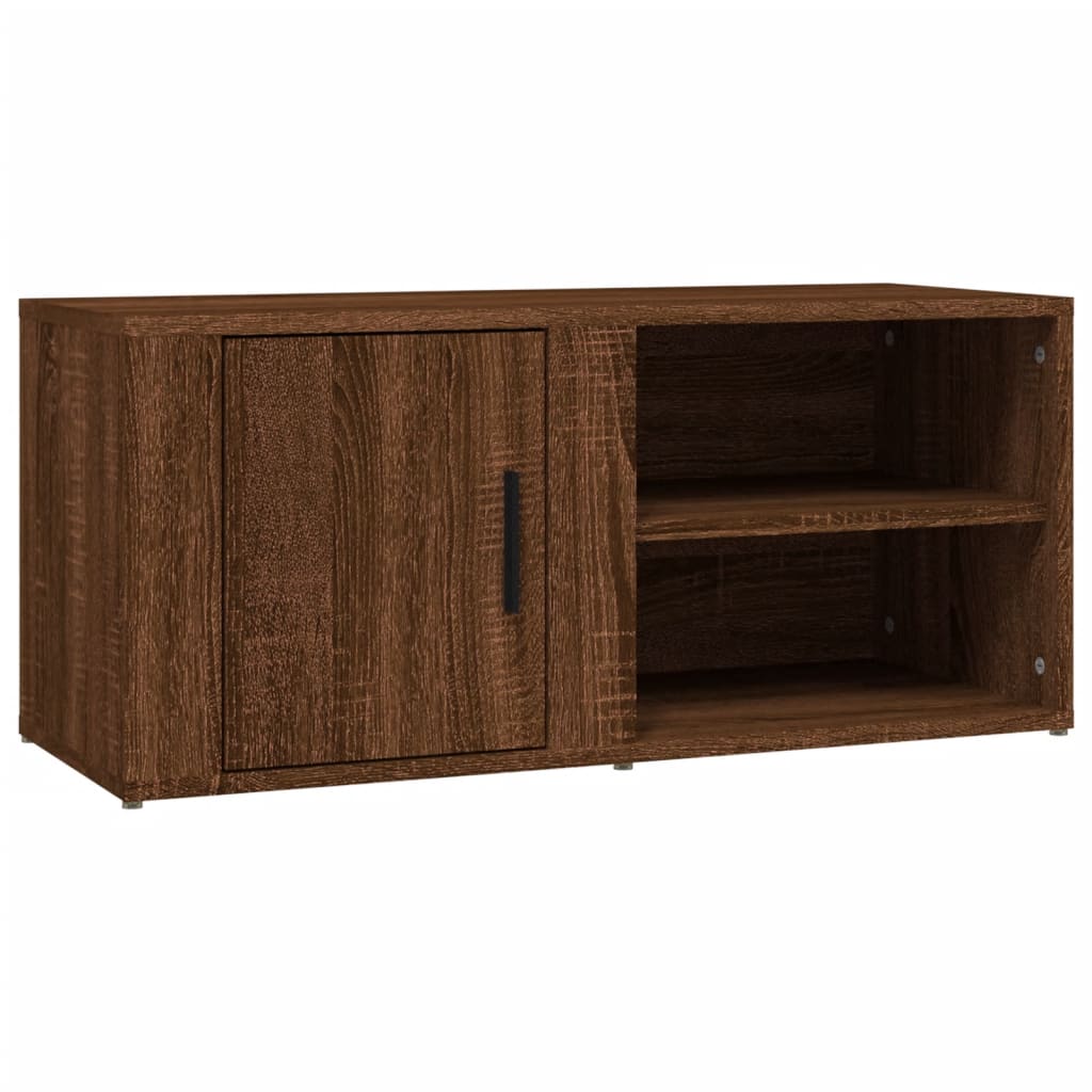 TV-Schränke 2 Stk. Braun Eiche 80x31,5x36 cm Holzwerkstoff