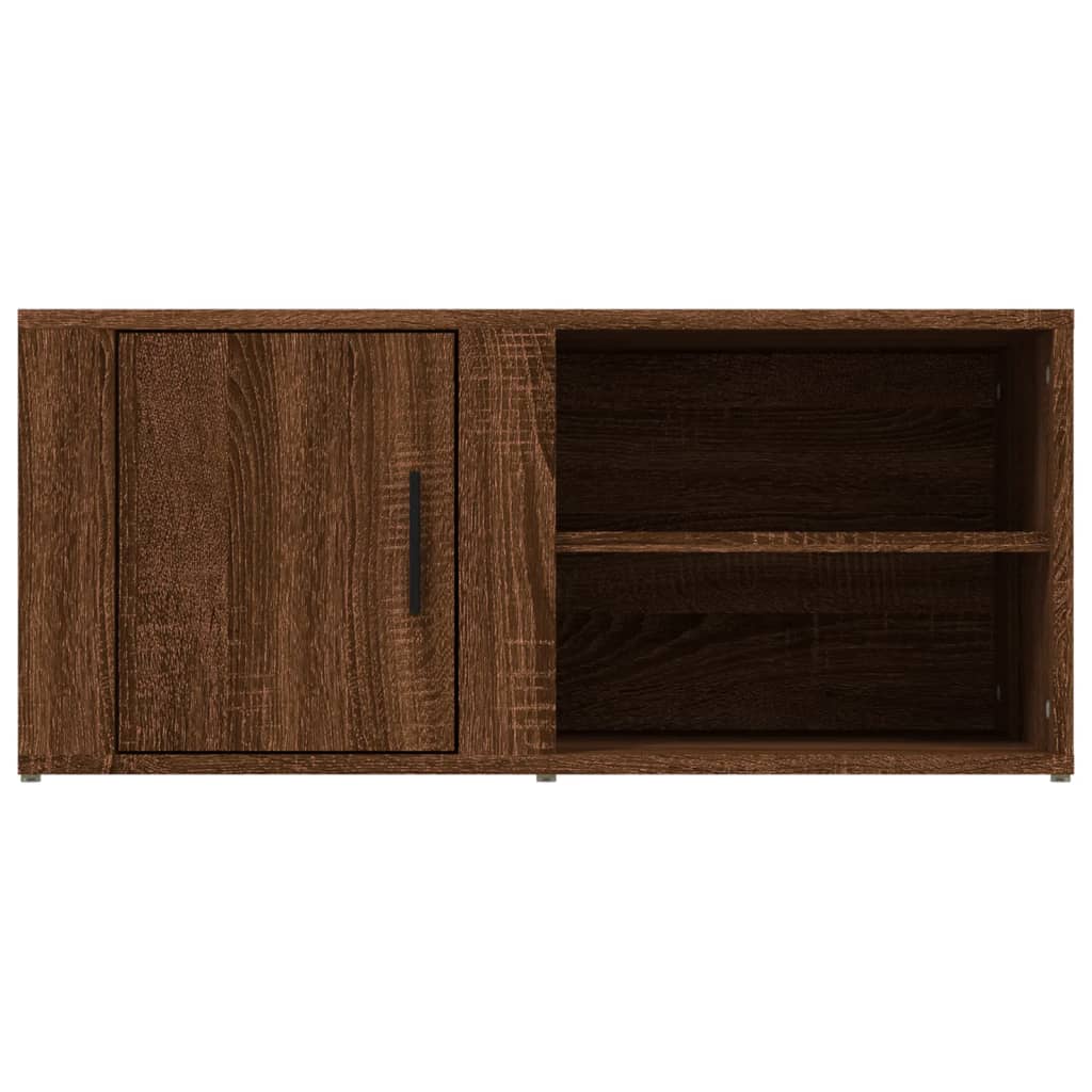 TV-Schränke 2 Stk. Braun Eiche 80x31,5x36 cm Holzwerkstoff