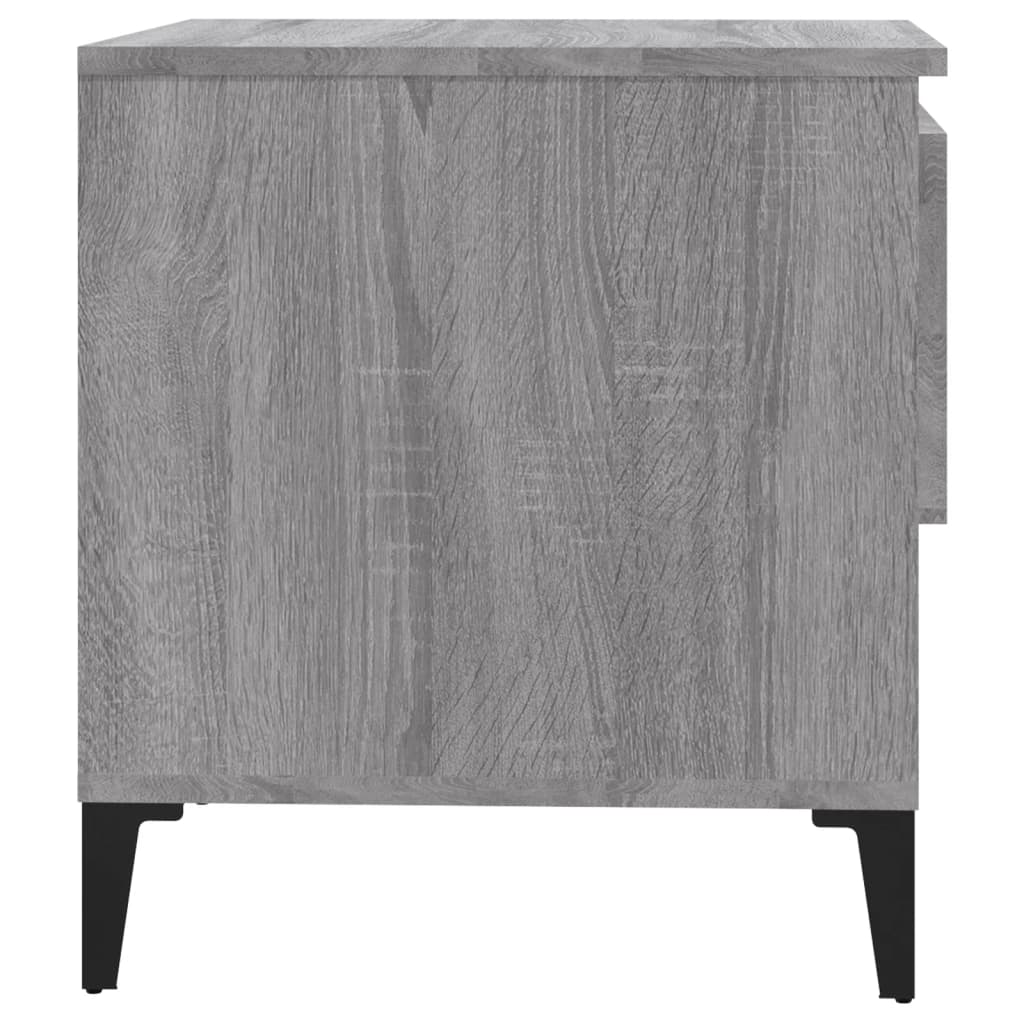 Beistelltische 2 Stk. Grau Sonoma 50x46x50 cm Holzwerkstoff