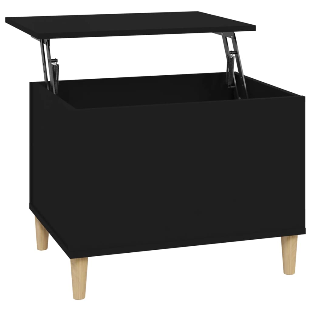 Couchtisch Schwarz 60x44,5x45 cm Holzwerkstoff