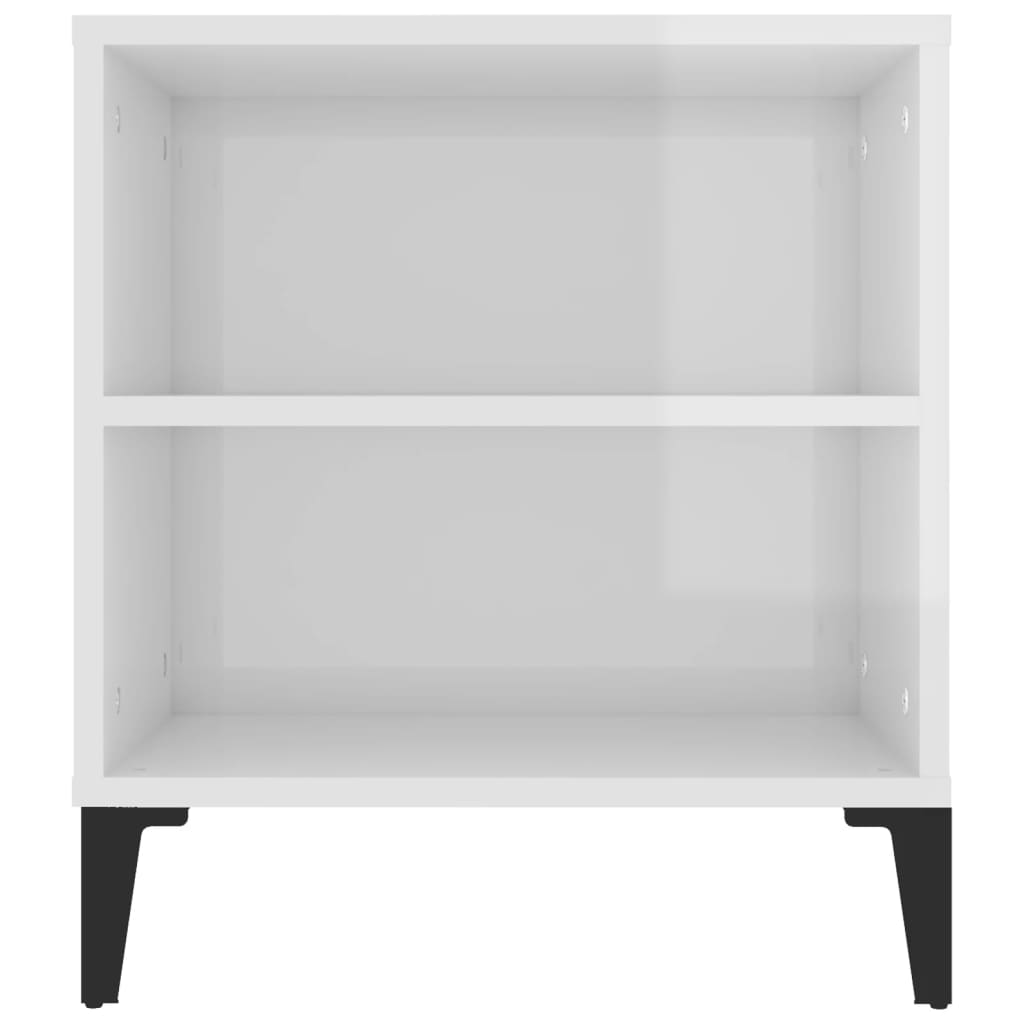 TV-Schrank Hochglanz-Weiß 102x44,5x50 cm Holzwerkstoff