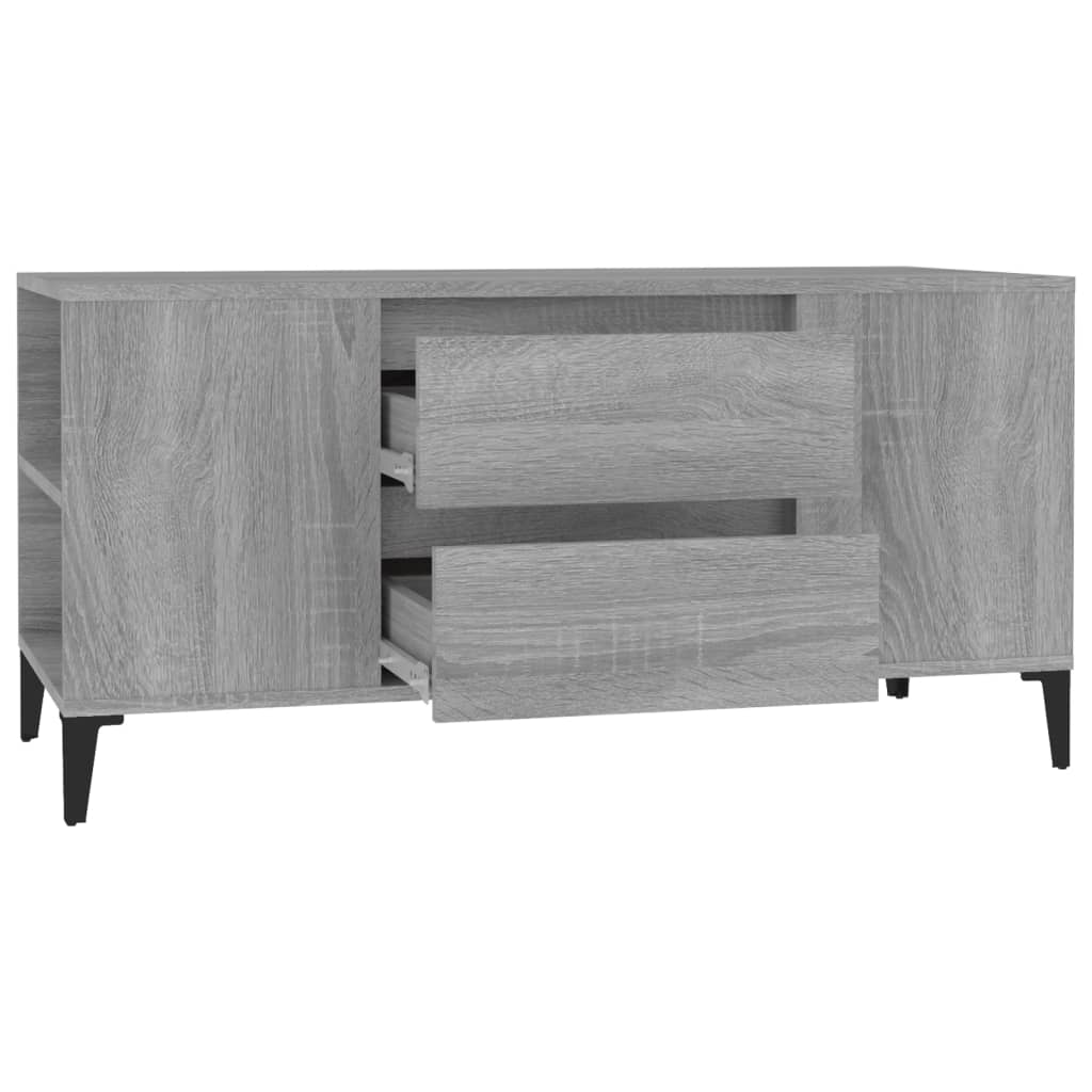 TV-Schrank Grau Sonoma 102x44,5x50 cm Holzwerkstoff