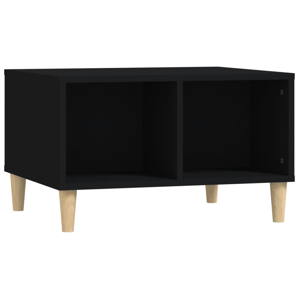 Couchtisch Schwarz 60x50x36,5 cm Holzwerkstoff