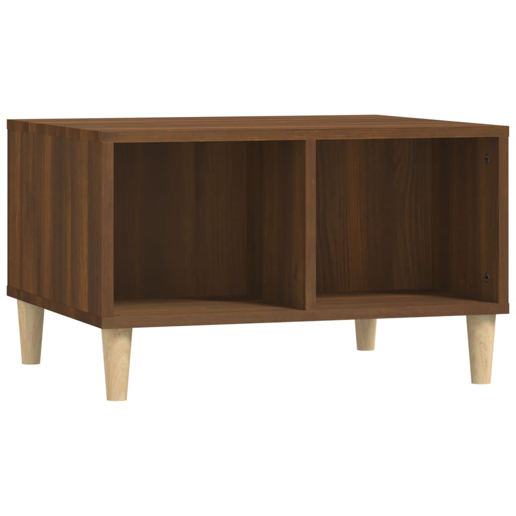 Couchtisch Braun Eichen-Optik 60x50x36,5 cm Holzwerkstoff