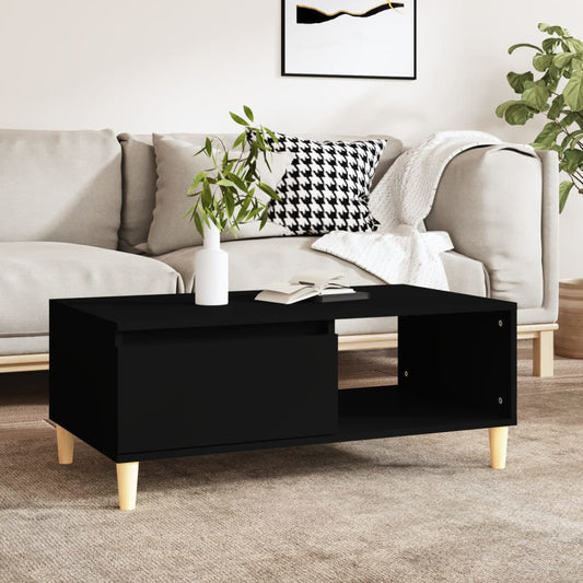 Couchtisch Schwarz 90x50x36,5 cm Holzwerkstoff