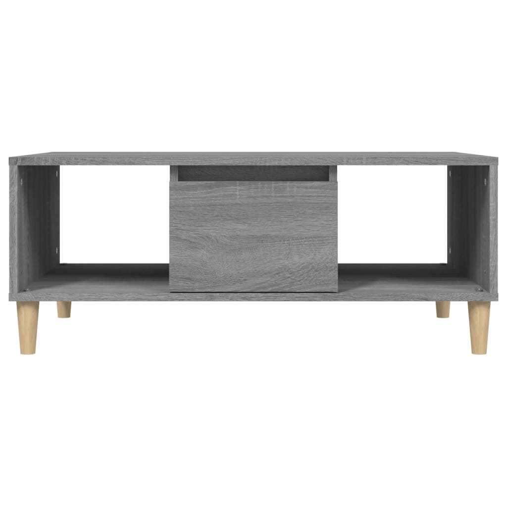 Couchtisch Grau Sonoma 90x50x36,5 cm Holzwerkstoff